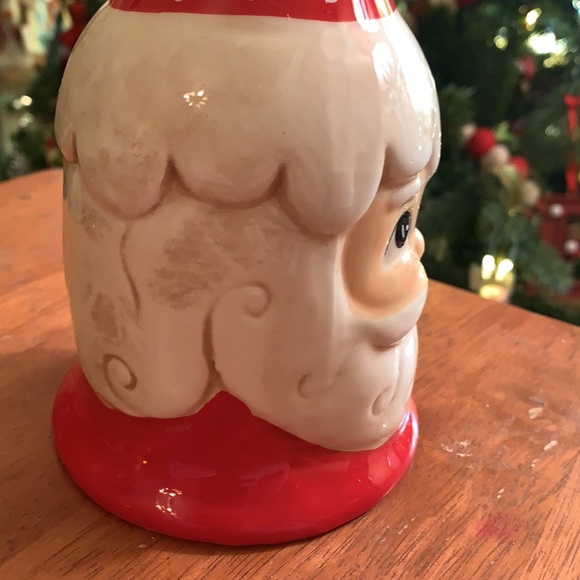 Johanna Parker Nostalgic Santa Bell Christmas decorations NIB RED WHITE - Picture 6 of 9